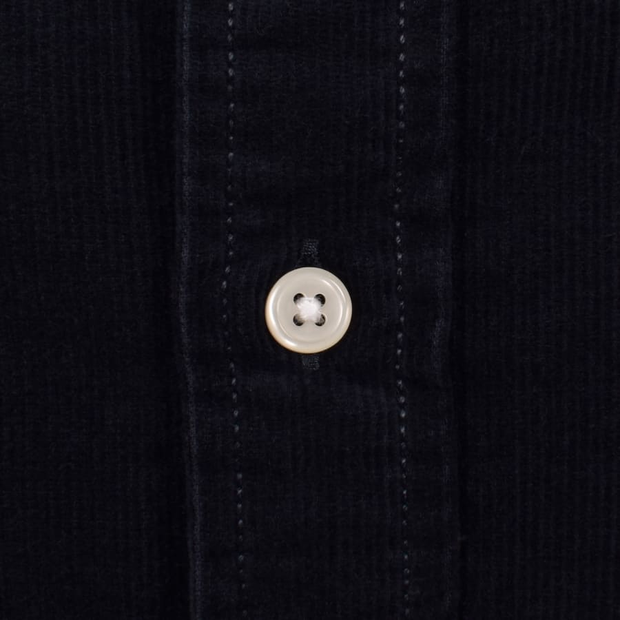 Image number 4 for Gant Corduroy Long Sleeved Shirt Navy