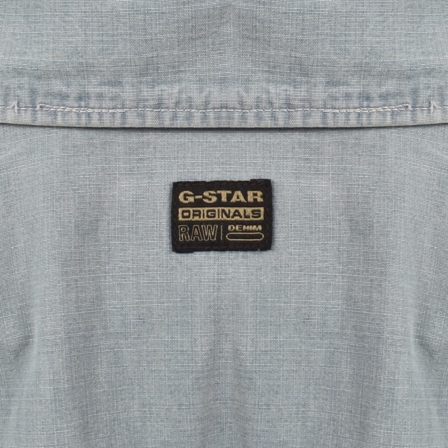 Image number 5 for G-Star Bowling Pocket Shirt Blue