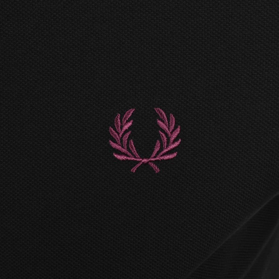 Image number 3 for Fred Perry Twin Tipped Polo T Shirt Black