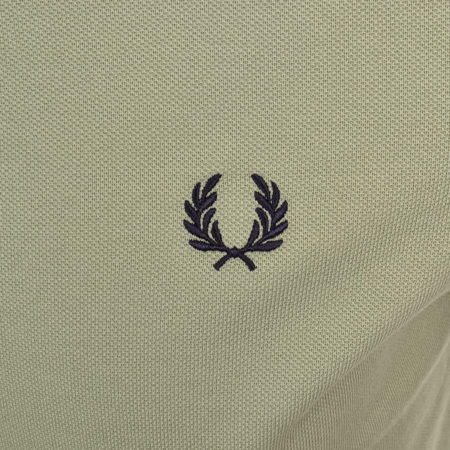 Image number 3 for Fred Perry Twin Tipped Polo T Shirt Green