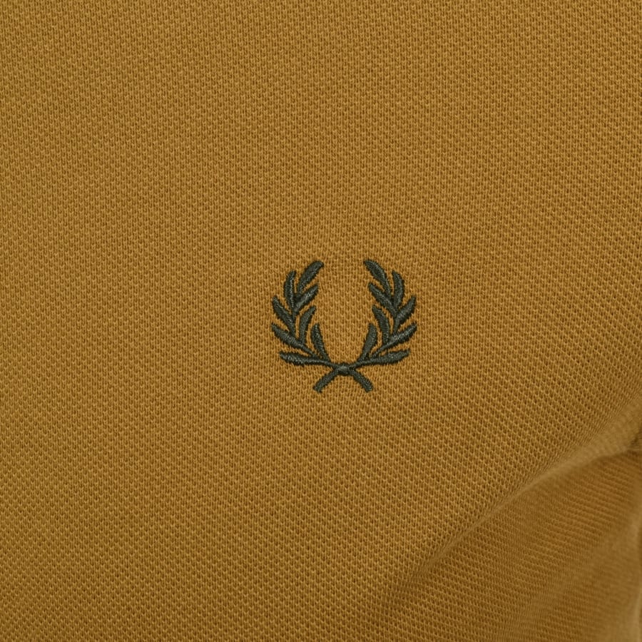 Image number 3 for Fred Perry Twin Tipped Polo T Shirt Brown