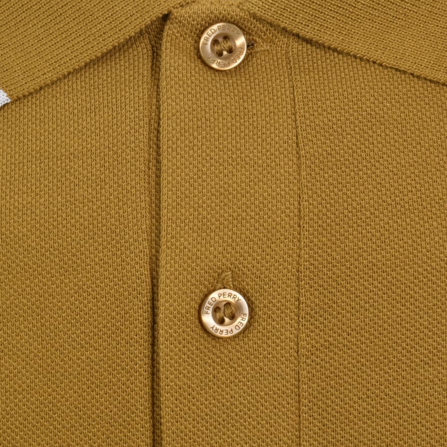 Image number 4 for Fred Perry Twin Tipped Polo T Shirt Brown