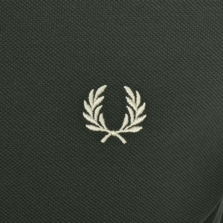 Image number 3 for Fred Perry Twin Tipped Polo T Shirt Green