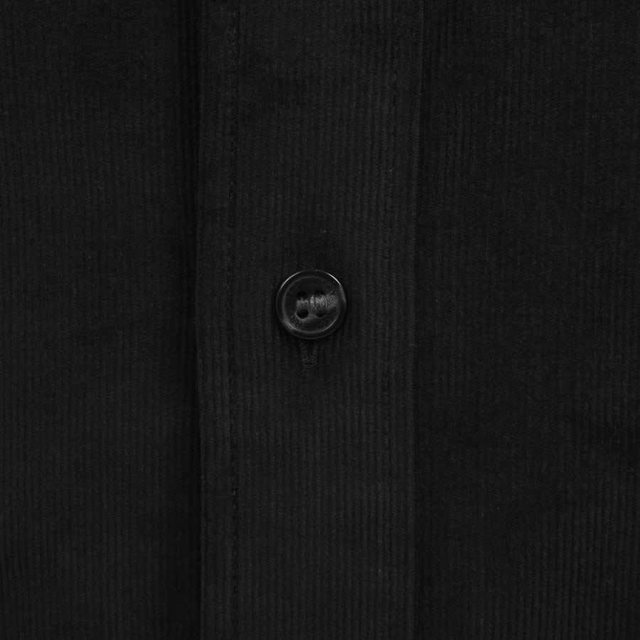 Image number 4 for Fred Perry Needle Corduroy Shirt Black