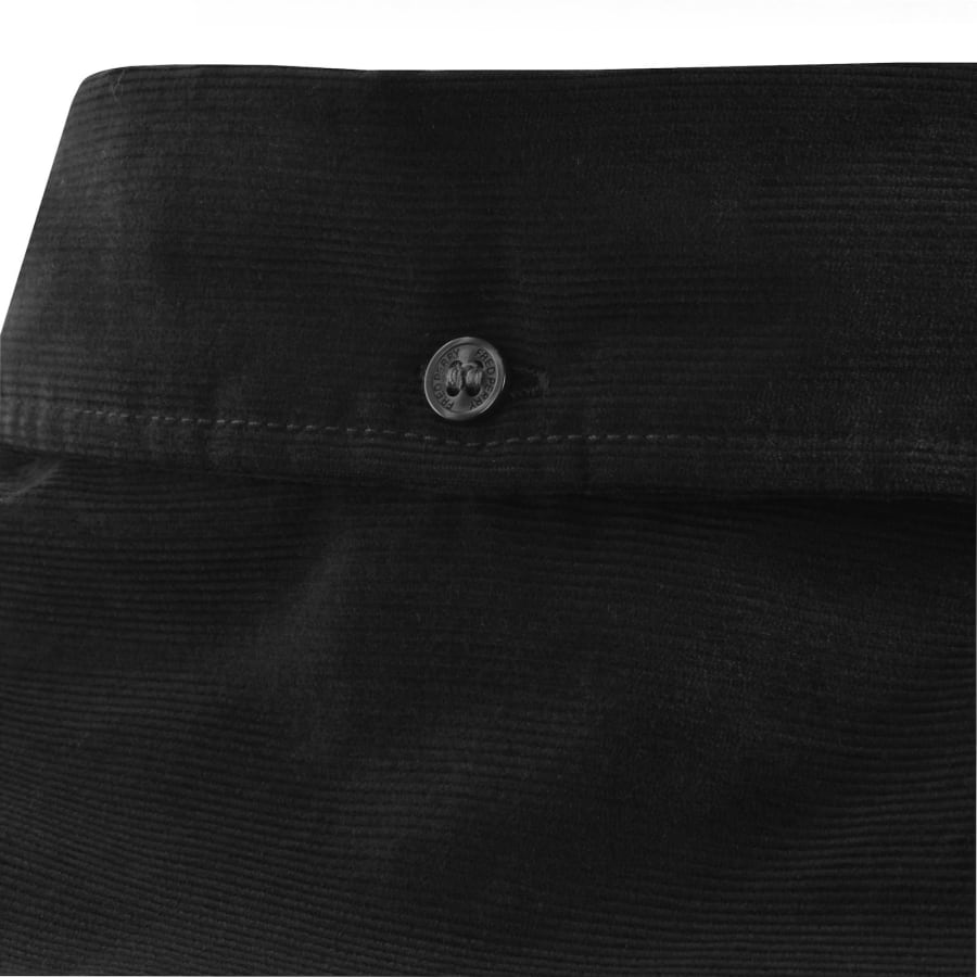 Image number 5 for Fred Perry Needle Corduroy Shirt Black
