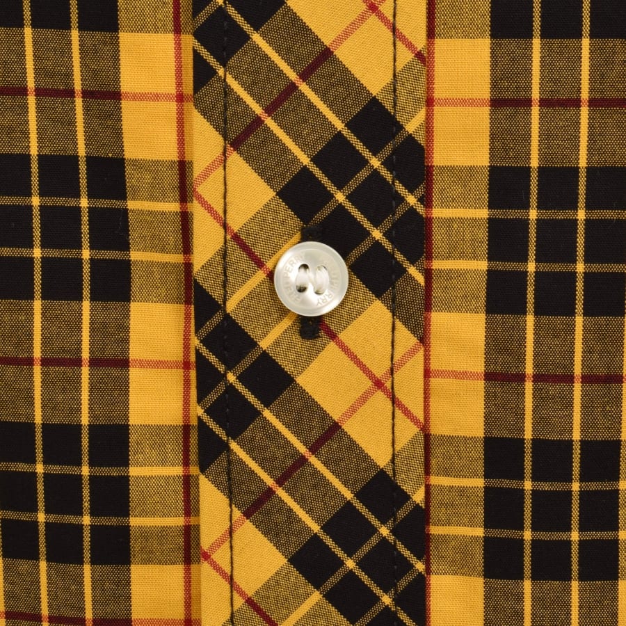 Image number 4 for Fred Perry Macleod Tartan Shirt Yellow