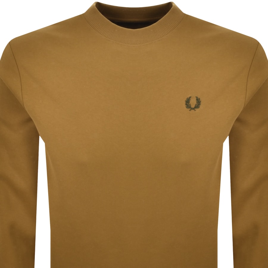 Image number 2 for Fred Perry Crew Neck Sweatshirt Blue
