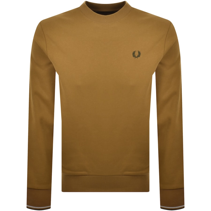 Image number 1 for Fred Perry Crew Neck Sweatshirt Blue