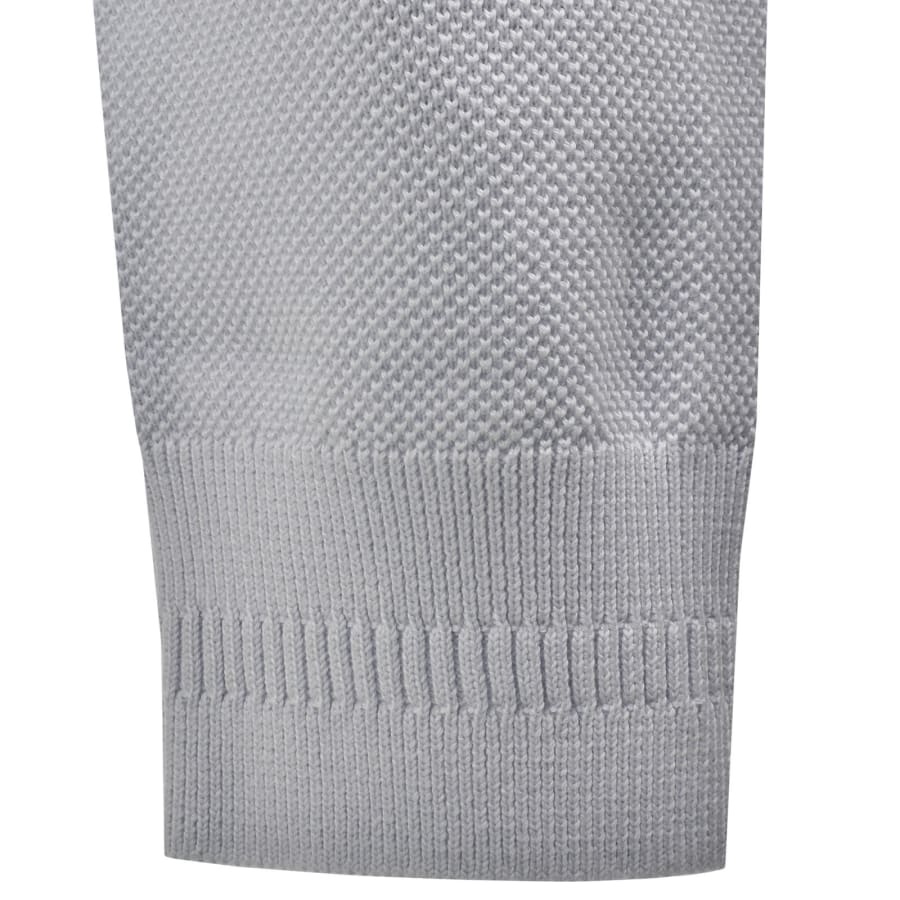 Image number 4 for Fred Perry Pique Stitch Jumper Blue