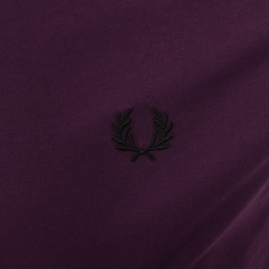 Image number 3 for Fred Perry Twin Tipped T Shirt Purple