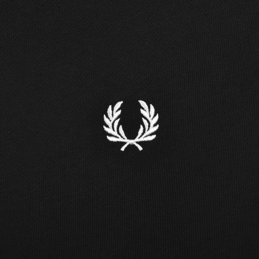 Image number 3 for Fred Perry Tipped Hoodie Black