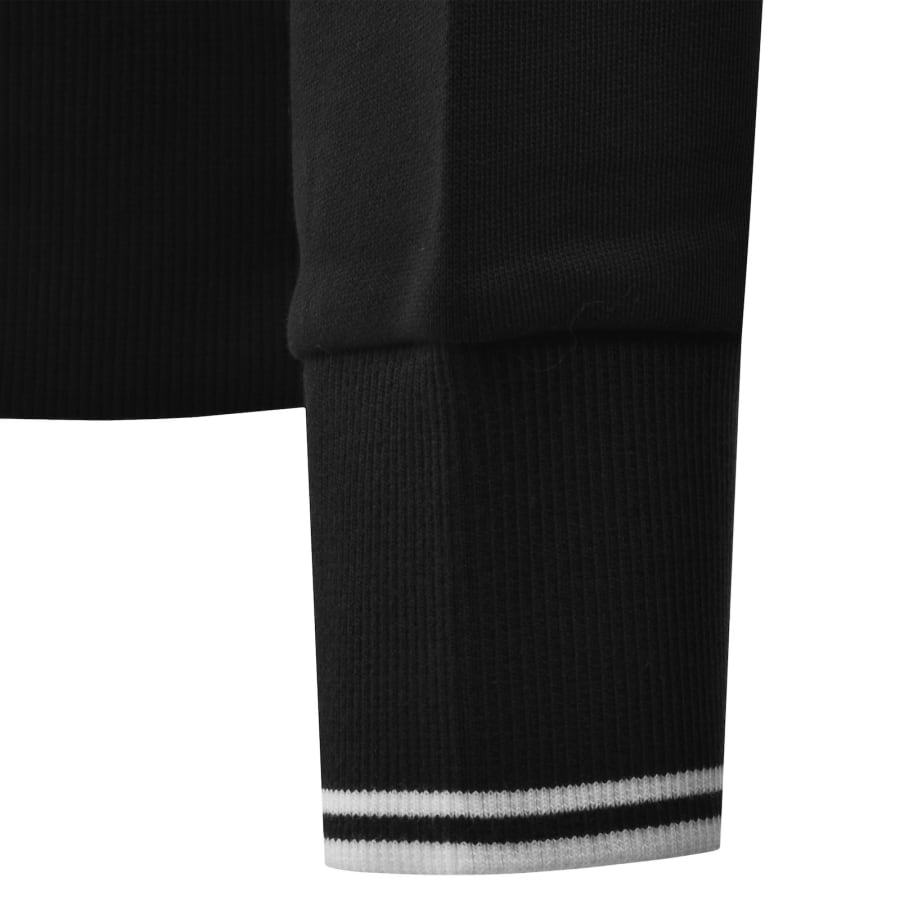 Image number 4 for Fred Perry Tipped Hoodie Black