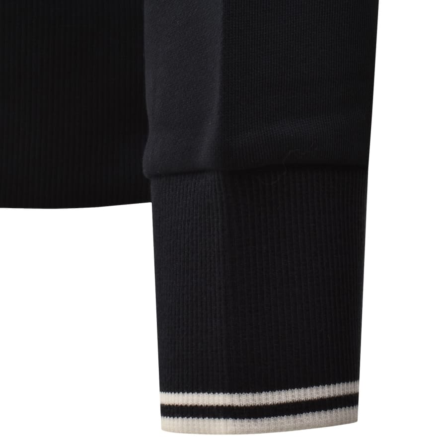 Image number 4 for Fred Perry Tipped Hoodie Navy