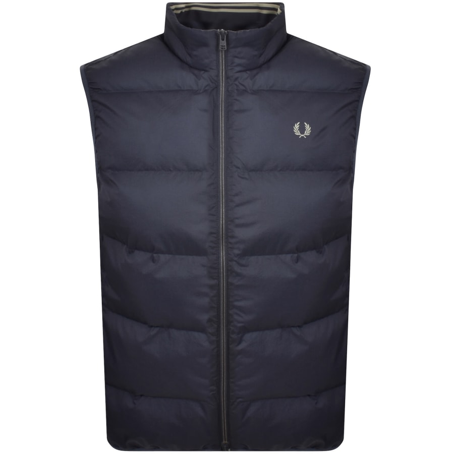 Image number 1 for Fred Perry Insulated Gilet Navy