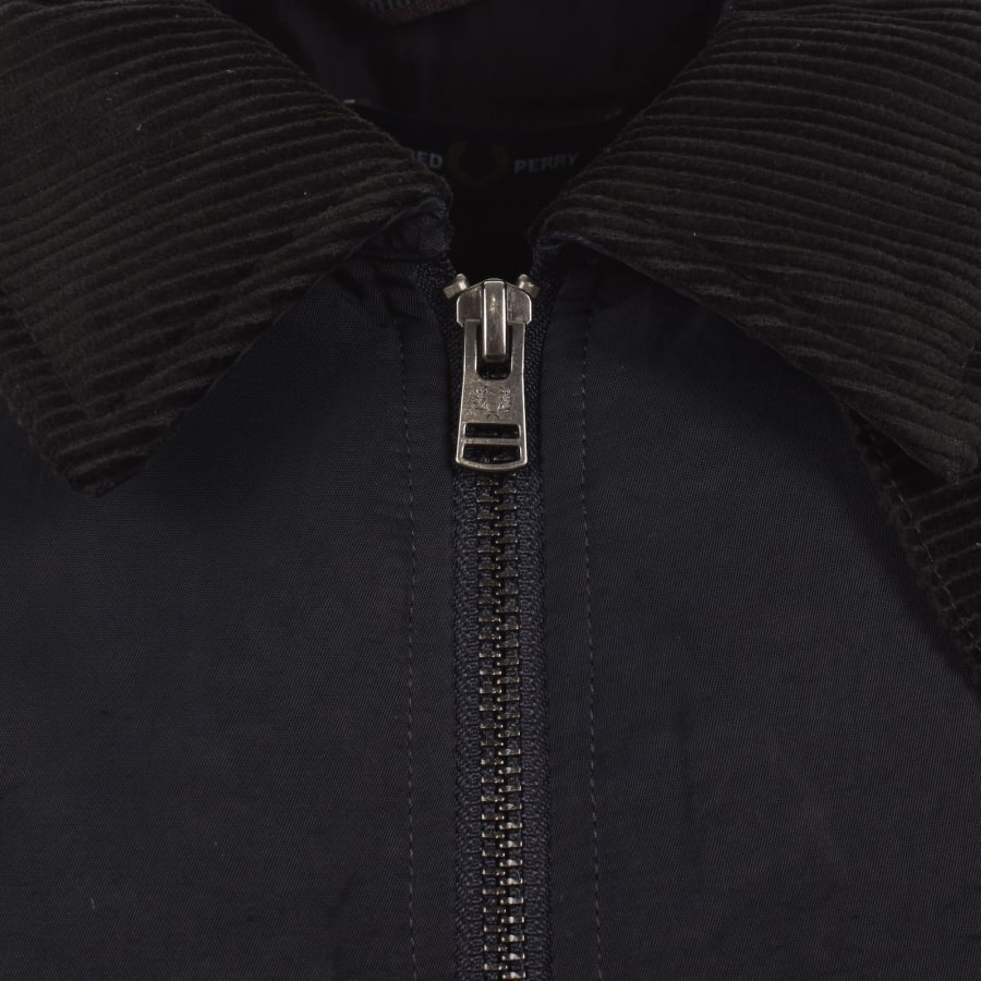 Image number 4 for Fred Perry Nylon Caban Jacket Navy