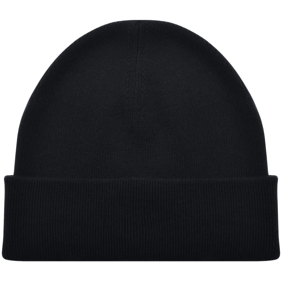 Image number 2 for Fred Perry Classic Merino Beanie Hat Navy