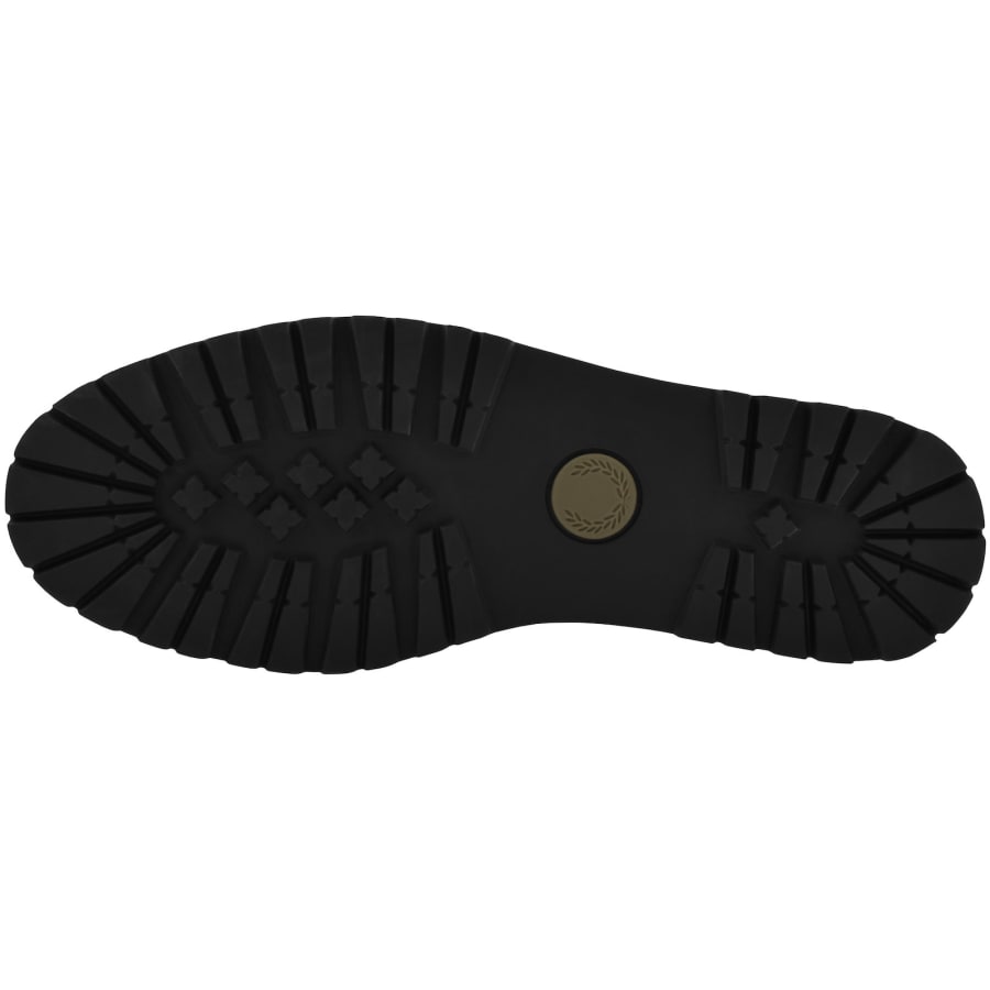 Image number 5 for Fred Perry Kenny Low Leather Shoes Brown