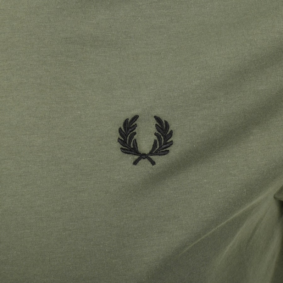Image number 3 for Fred Perry Twin Tipped T Shirt Green