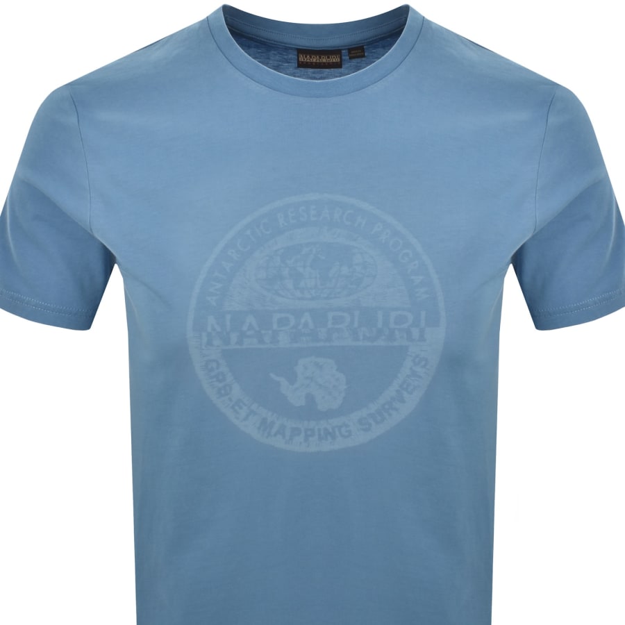 Image number 2 for Napapijri S Bollo T Shirt Blue