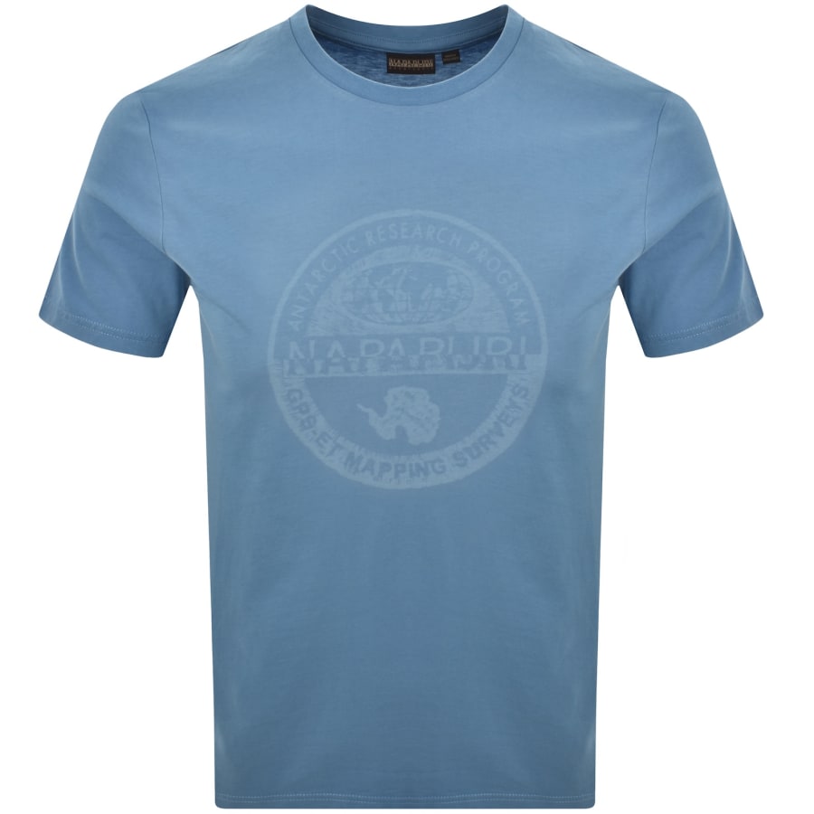 Image number 1 for Napapijri S Bollo T Shirt Blue