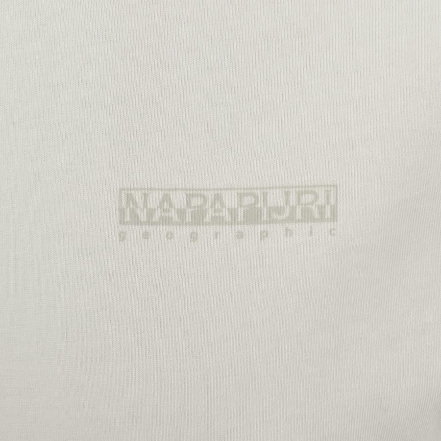Image number 4 for Napapijri Yourte Logo T Shirt Off White