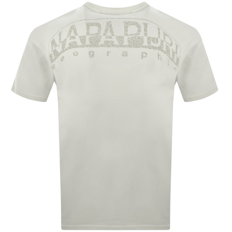 Image number 5 for Napapijri Yourte Logo T Shirt Off White