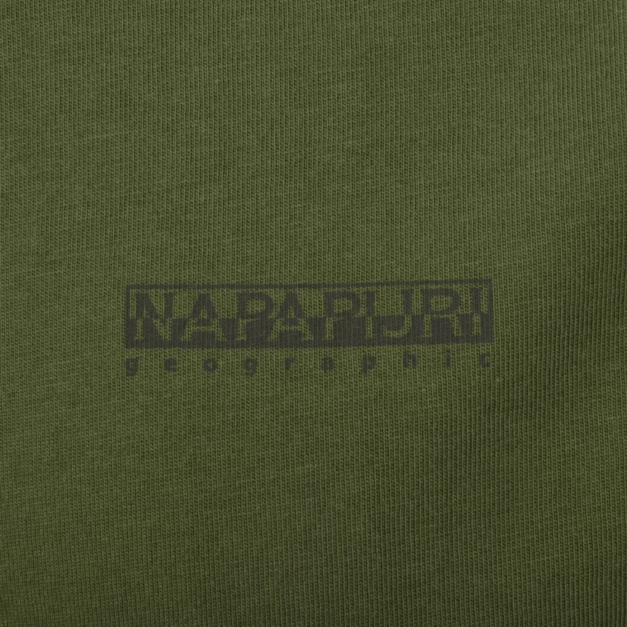 Image number 4 for Napapijri Yourte Logo T Shirt Green