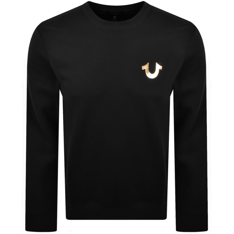 Image number 2 for True Religion Crew Neck Sweatshirt Black