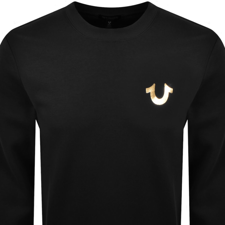 Image number 3 for True Religion Crew Neck Sweatshirt Black