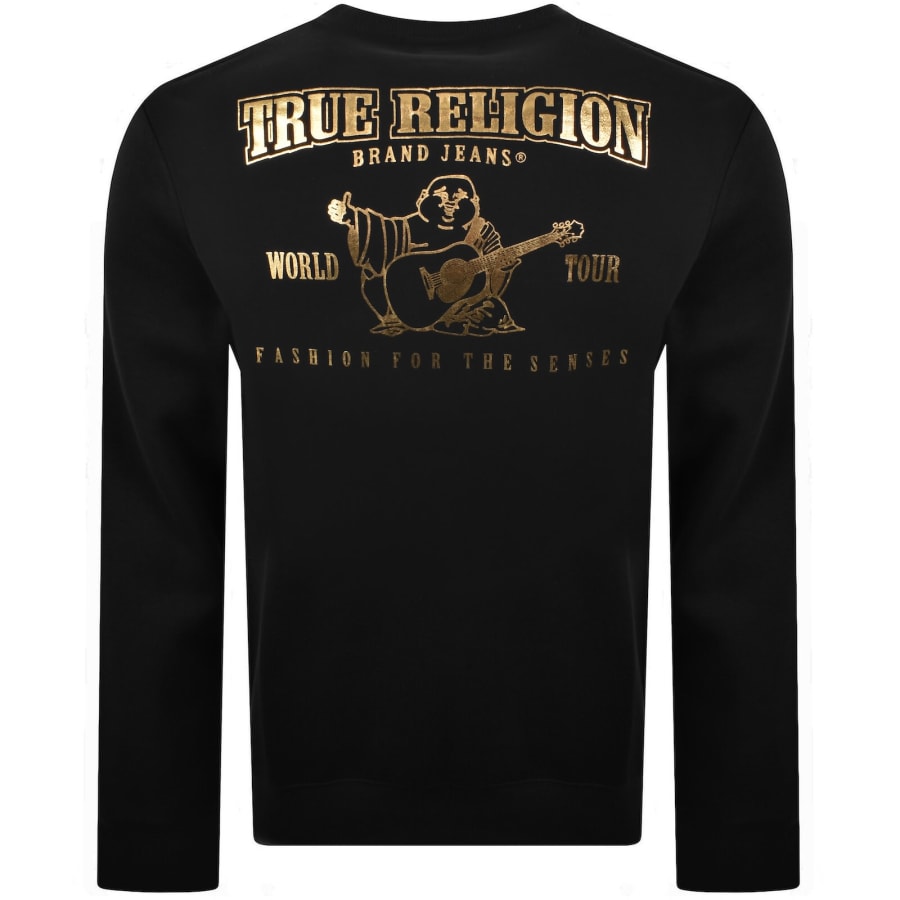 Image number 5 for True Religion Crew Neck Sweatshirt Black