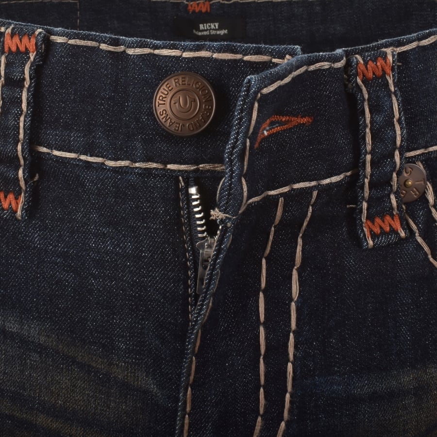 Image number 5 for True Religion Ricky Super T Flap Jeans Blue