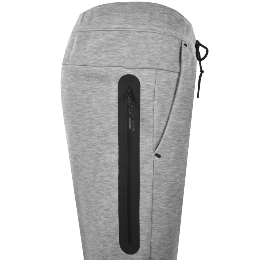 Image number 4 for Nike Slim Fit Tech Fleece Joggers Grey