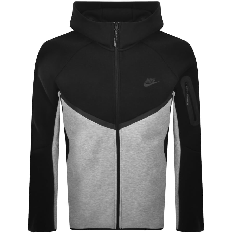 Image number 1 for Nike Tech Fleece Windrunner Hoodie Black