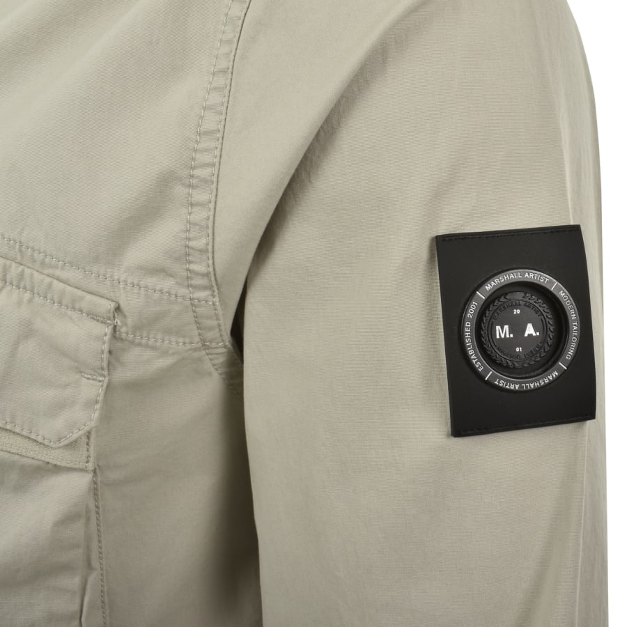 Image number 5 for Marshall Artist Terrain Overshirt Grey