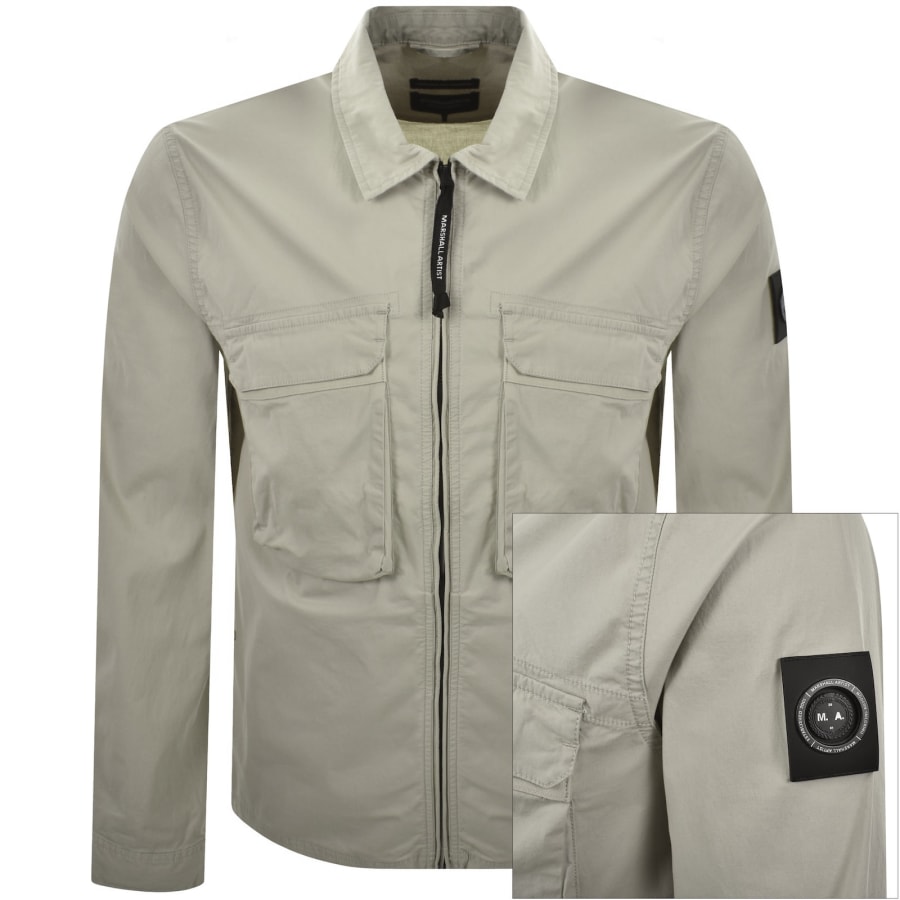 Image number 1 for Marshall Artist Terrain Overshirt Grey