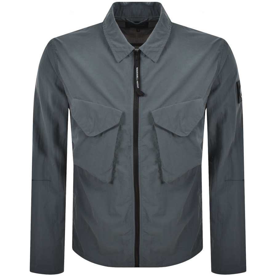 Image number 2 for Marshall Artist Cayton Overshirt Grey