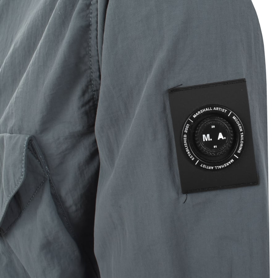 Image number 4 for Marshall Artist Cayton Overshirt Grey