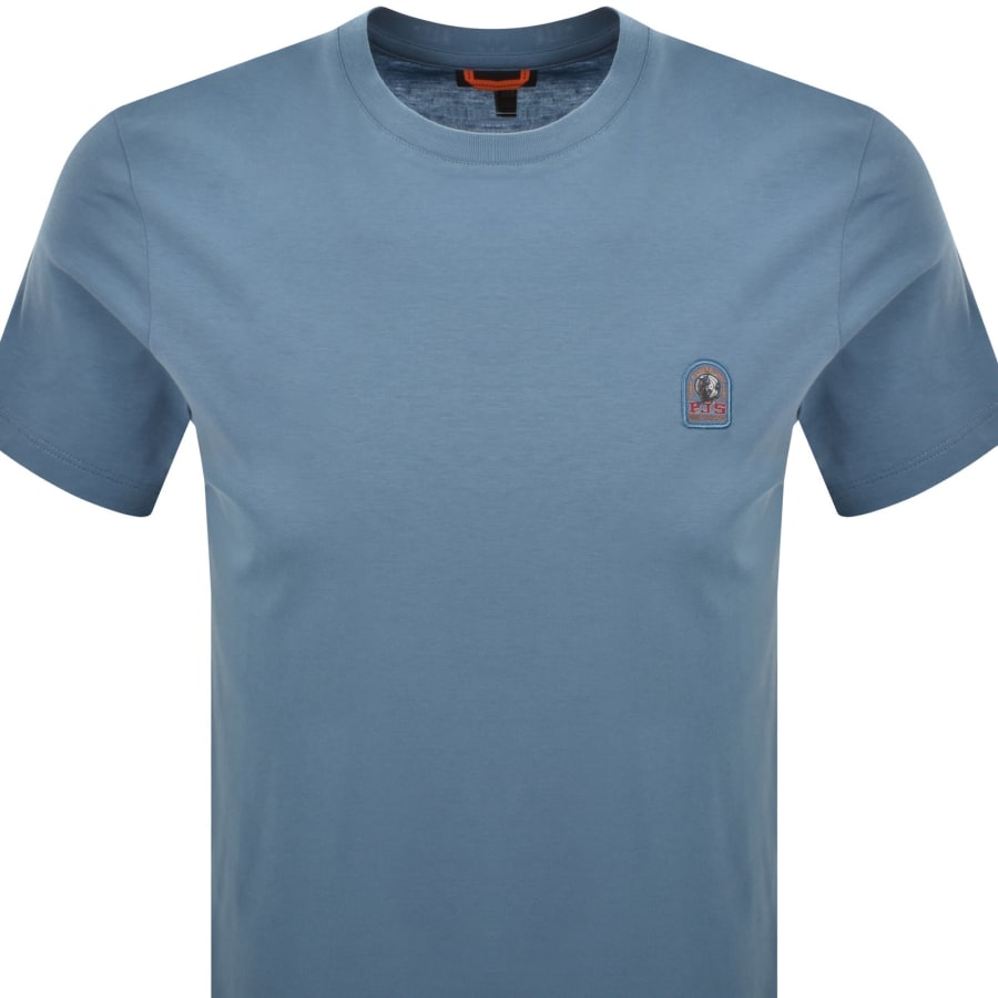 Image number 2 for Parajumpers Patch T Shirt Blue