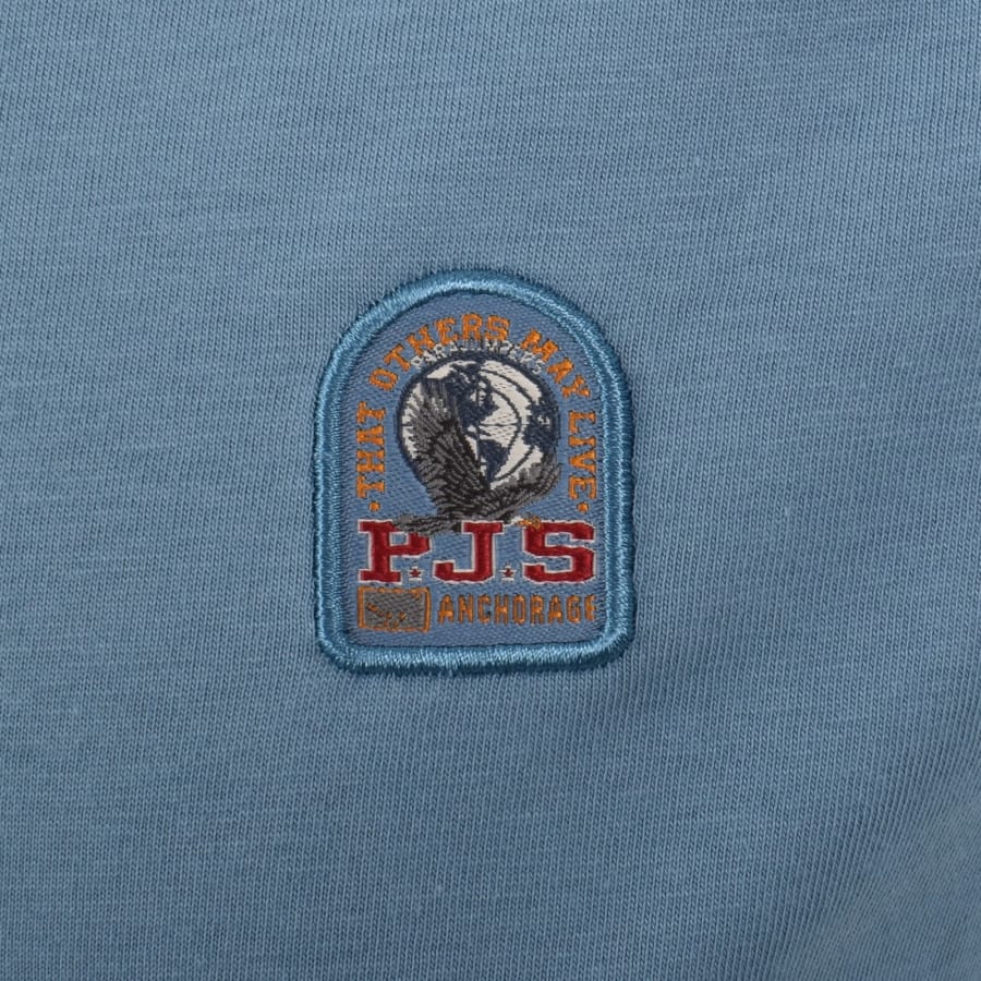 Image number 3 for Parajumpers Patch T Shirt Blue