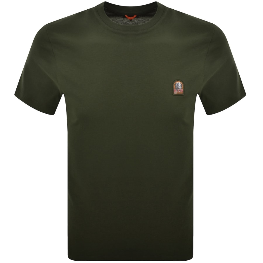 Image number 1 for Parajumpers Patch T Shirt Rosemary Green