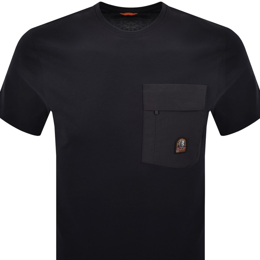 Image number 2 for Parajumpers Mojave 2.0 T Shirt Blue Navy