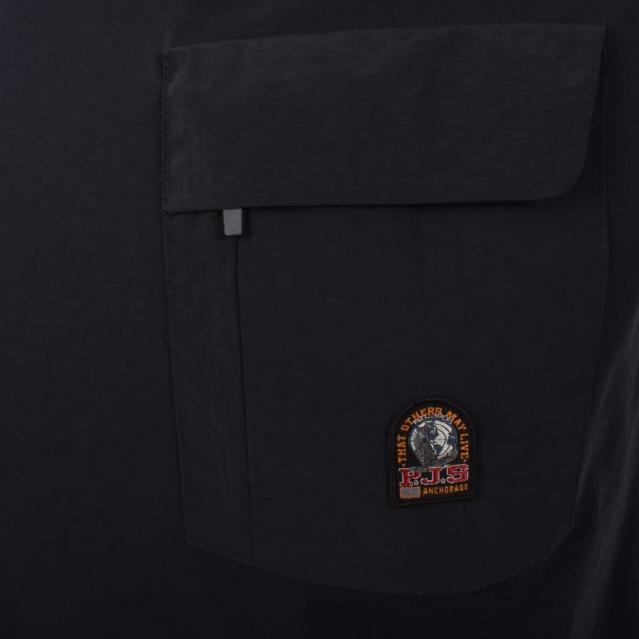 Image number 3 for Parajumpers Mojave 2.0 T Shirt Blue Navy