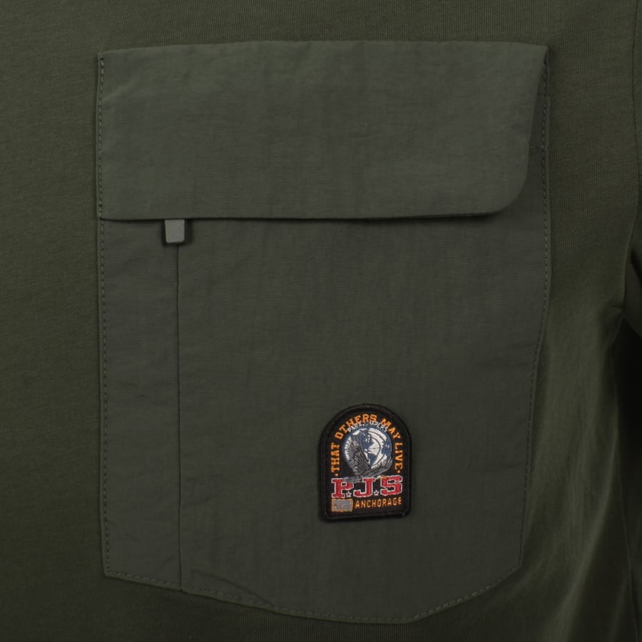 Image number 3 for Parajumpers Mojave 2.0 T Shirt Green