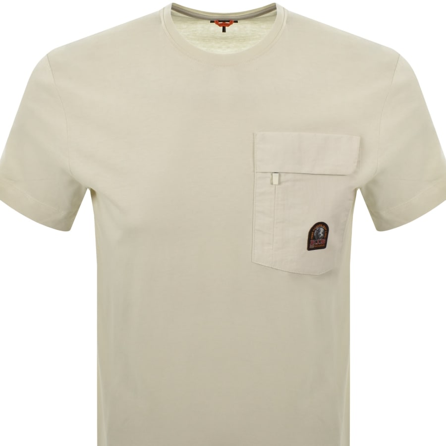 Image number 2 for Parajumpers Mojave 2.0 T Shirt Cream