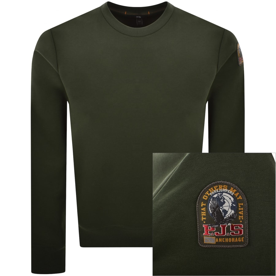 Image number 1 for Parajumpers K2 Sweatshirt Green