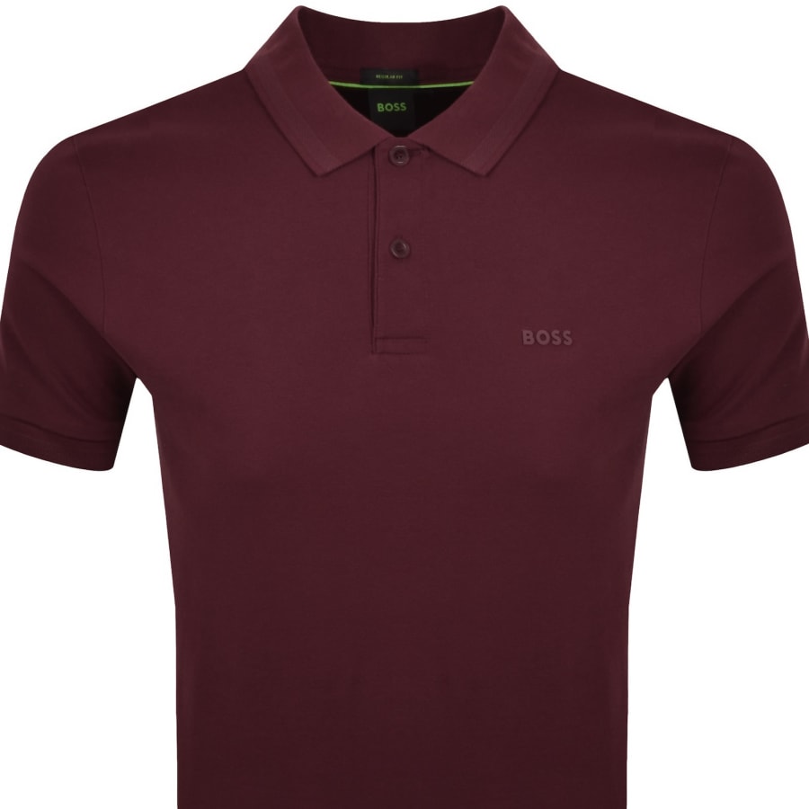 Image number 2 for BOSS Pio 1 Polo T Shirt Burgundy