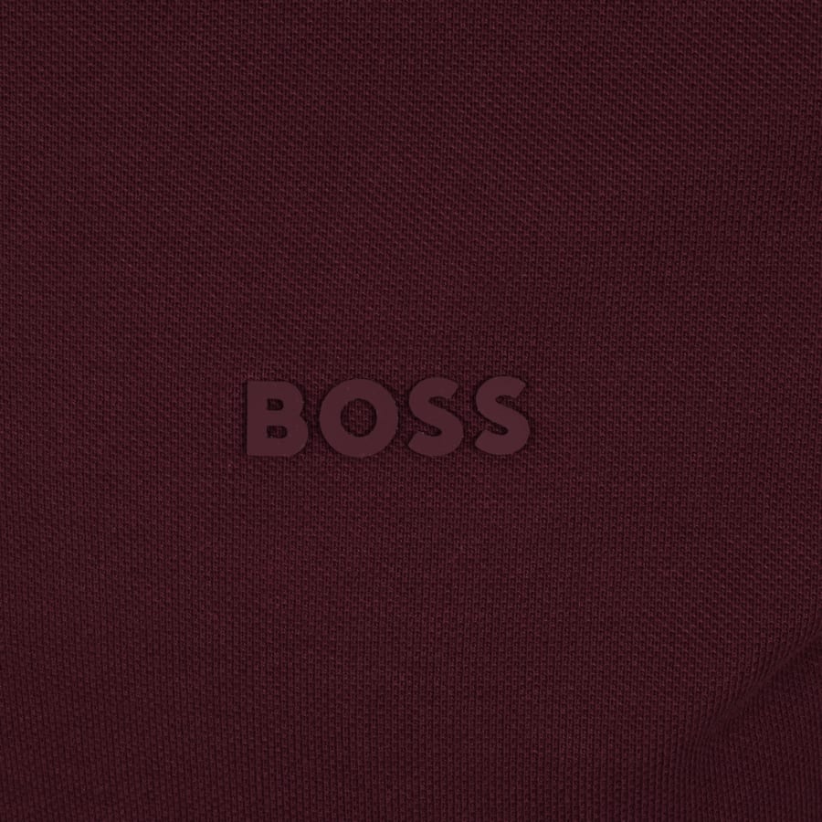 Image number 3 for BOSS Pio 1 Polo T Shirt Burgundy