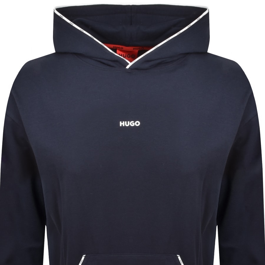 Image number 2 for HUGO Noah Hoodie Navy