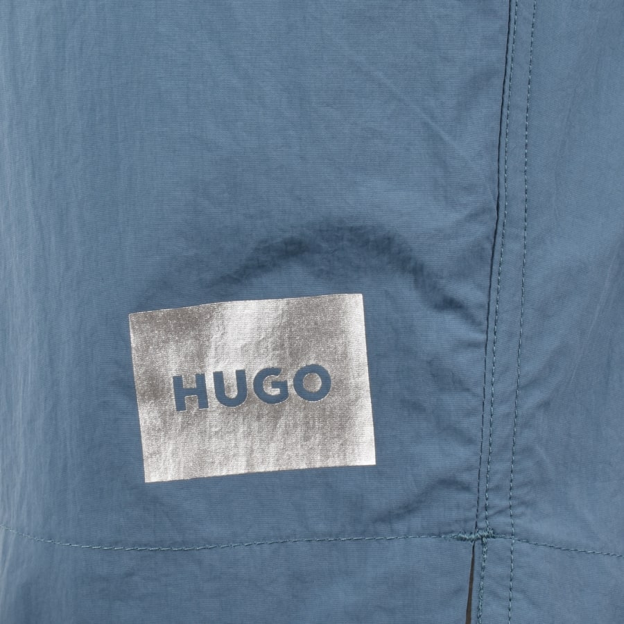 Image number 3 for HUGO Dominica Swim Shorts Blue