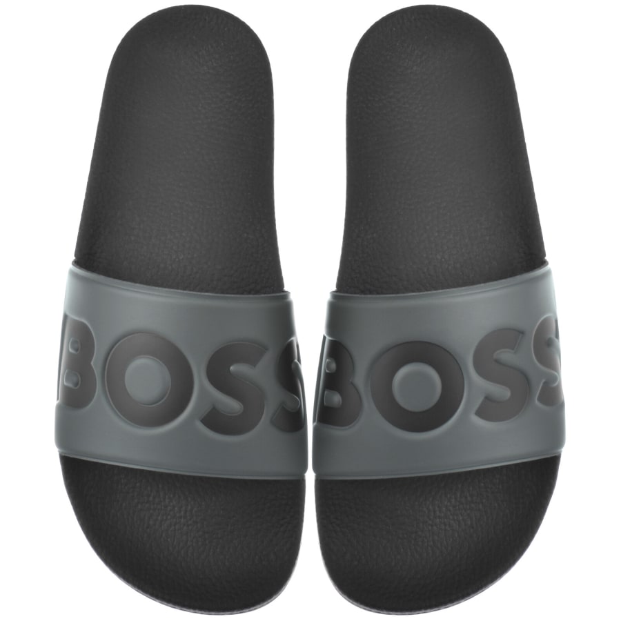 Image number 1 for BOSS Aryeh Sliders Grey